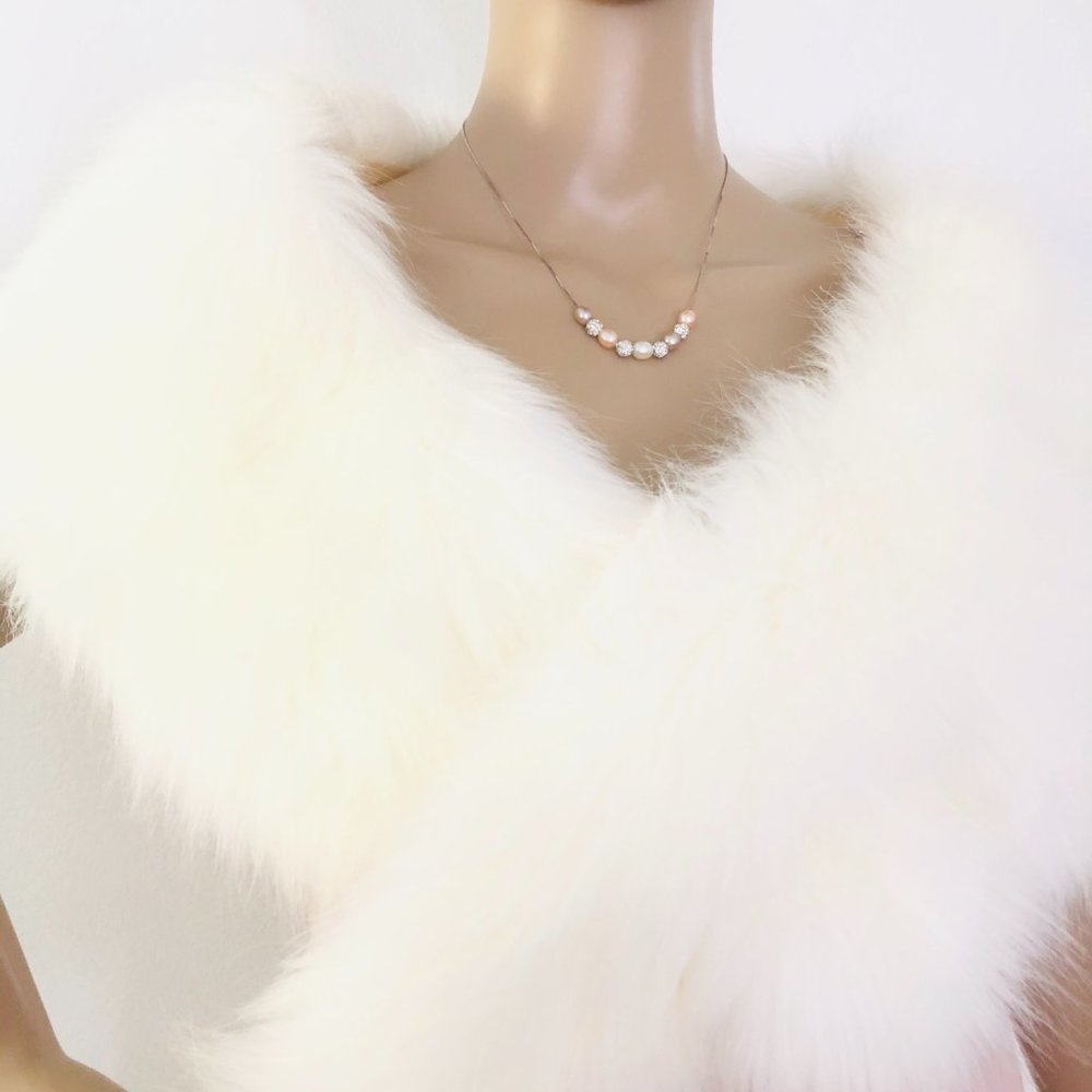 Genuine Freshwater Rice Pearl Necklace - Picture 8 of 14